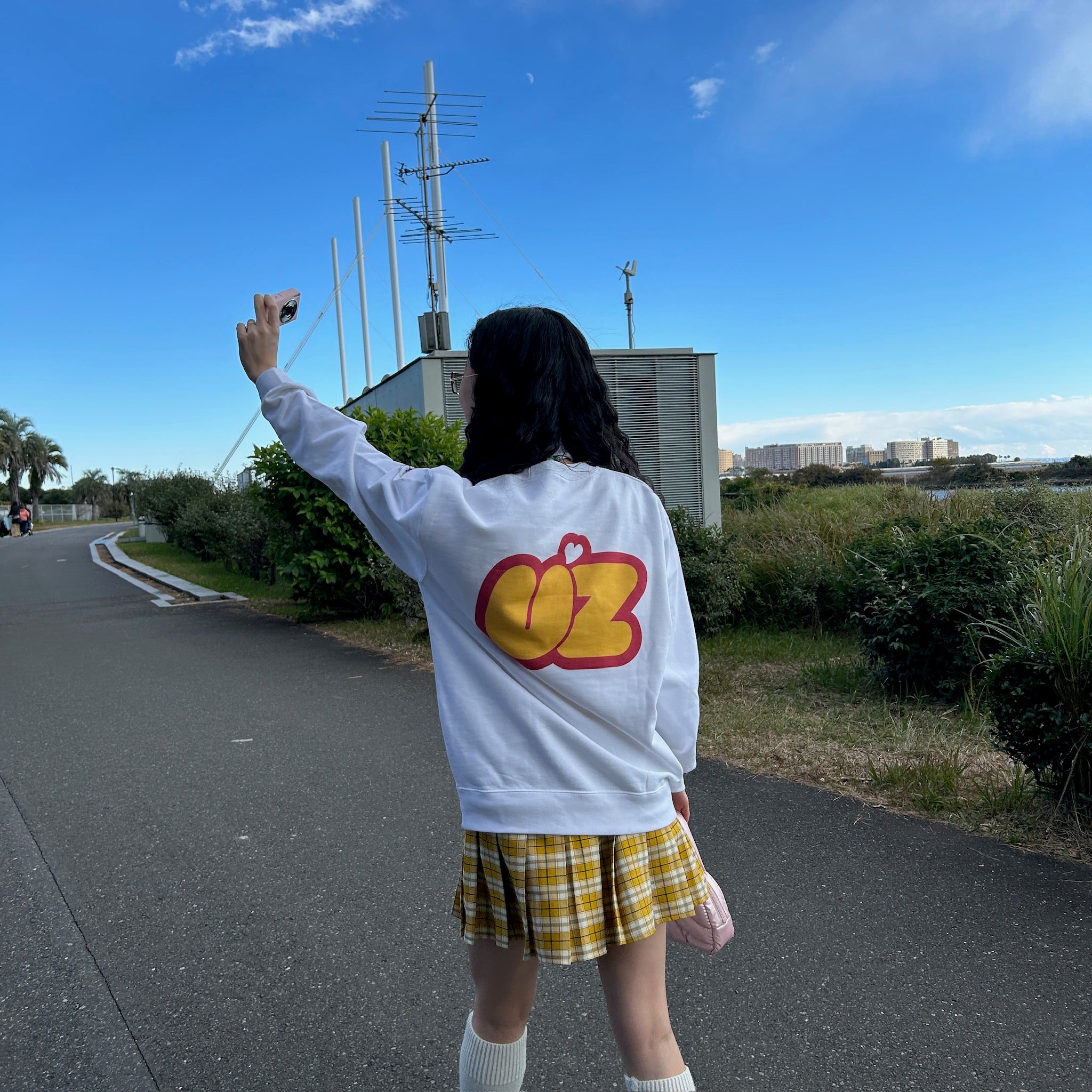 U'Z front back logo sweat